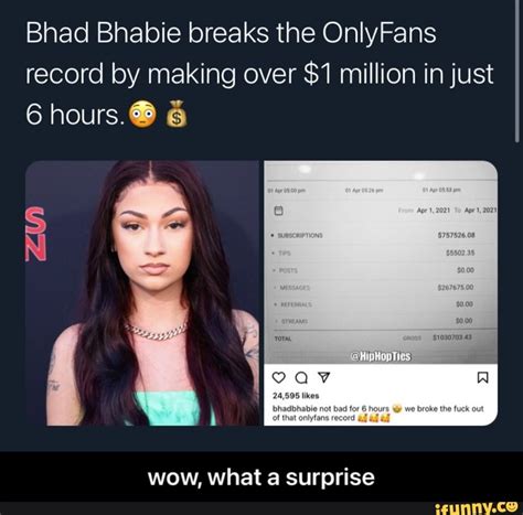 bhad bharbie onlyfans leak|Bhad Bhabie ‘breaks OnlyFans record’ after making $1m in six。